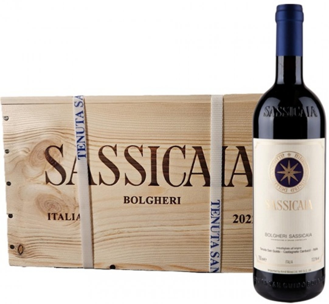 Sassicaia 2022 (6 Fl. in Original-Holzkiste), Tenuta San Guido